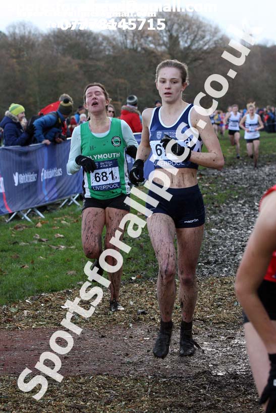 Womens under-17s and IAAF Junior Womens 2017 British Athletics Liverpool Cross Challenge, Sefton Park, Liverpool. Photo:  David T. Hewitson/Sports for All Pics